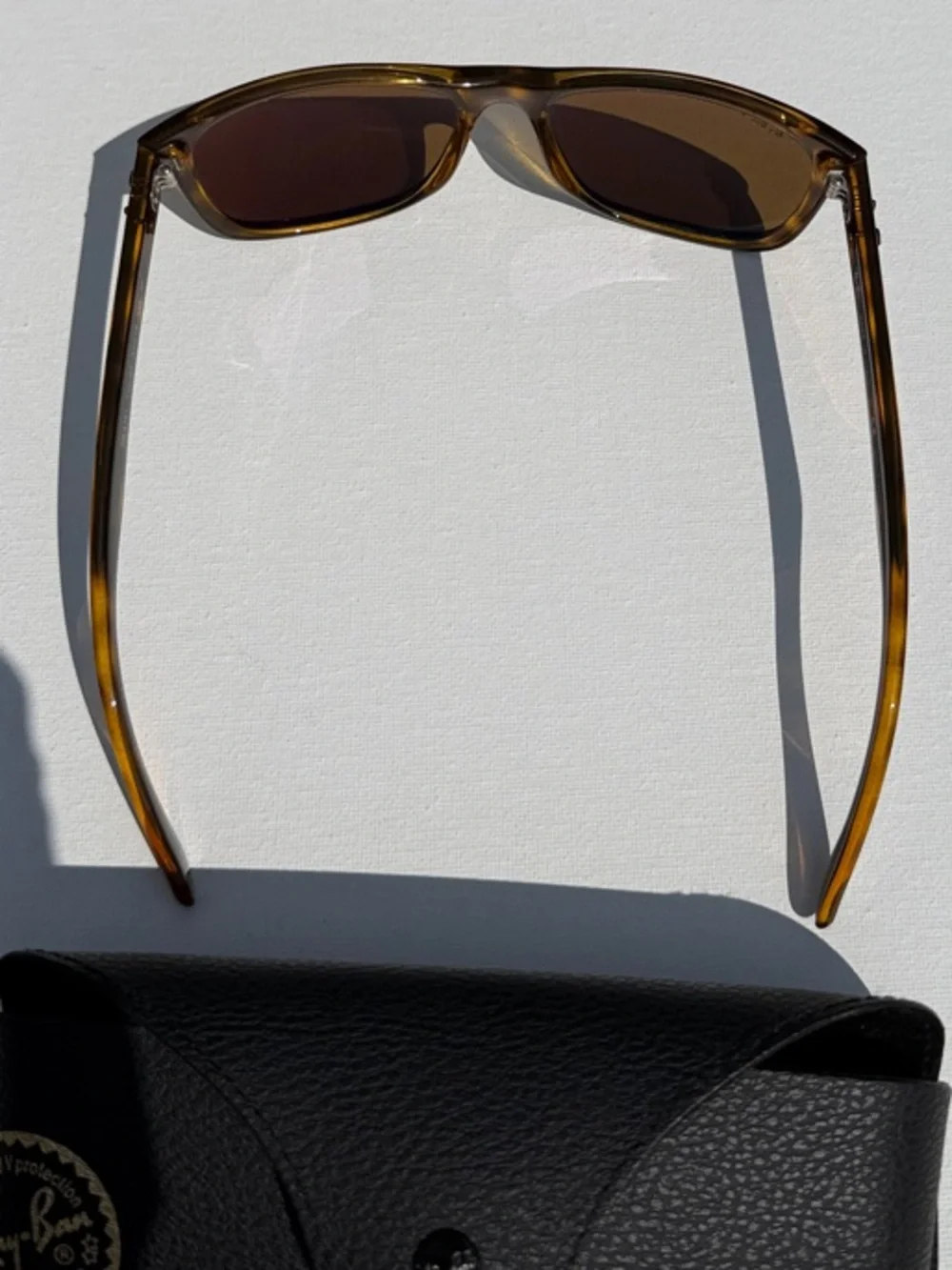 Ray-Ban Tortoiseshell Frame with Brown Lenses